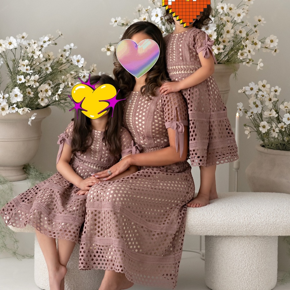 Ivy City Co. Dusty Pink Lace Dresses